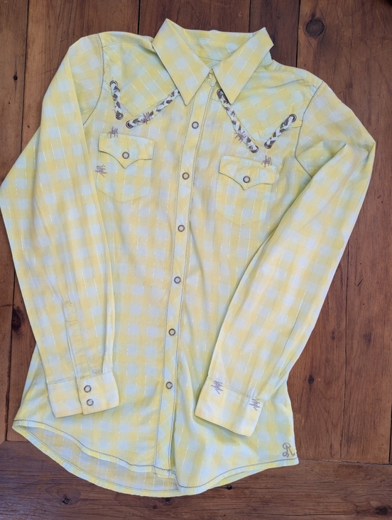 Rock 47 By Wrangler Tops - Rock 47 By Wrangler Ladies Pearl Snap Blouse